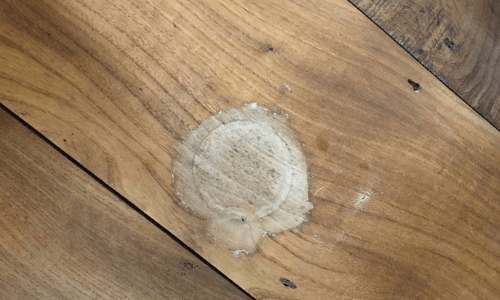 Water Marks on hardwood floor