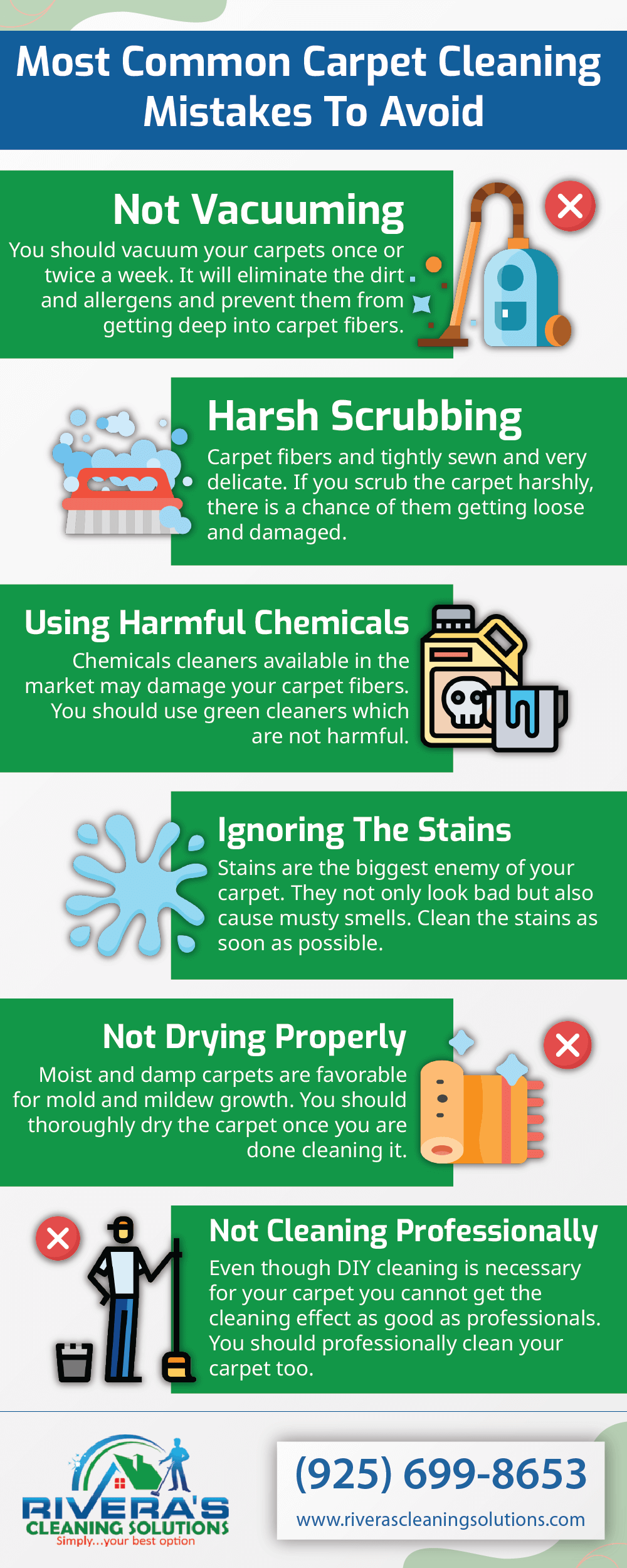 Most Common Carpet Cleaning Mistakes To Avoid